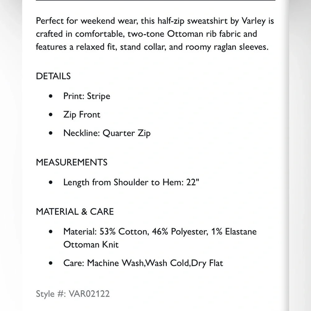 Varley Milano half-zip - Picture 10 of 10